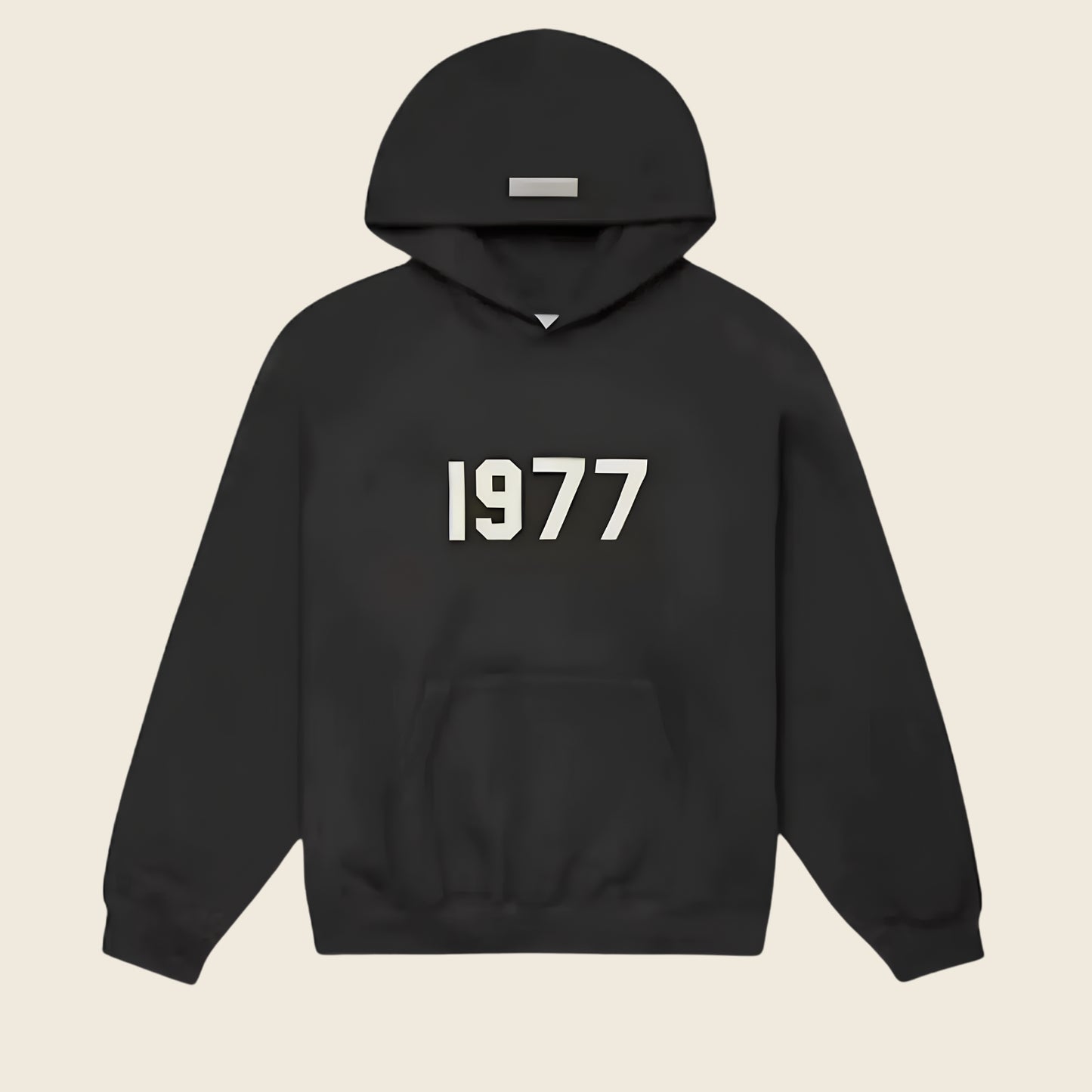 Graphic Number Print Hoodie