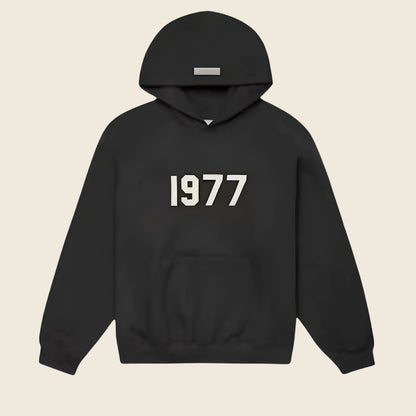 Graphic Number Print Hoodie